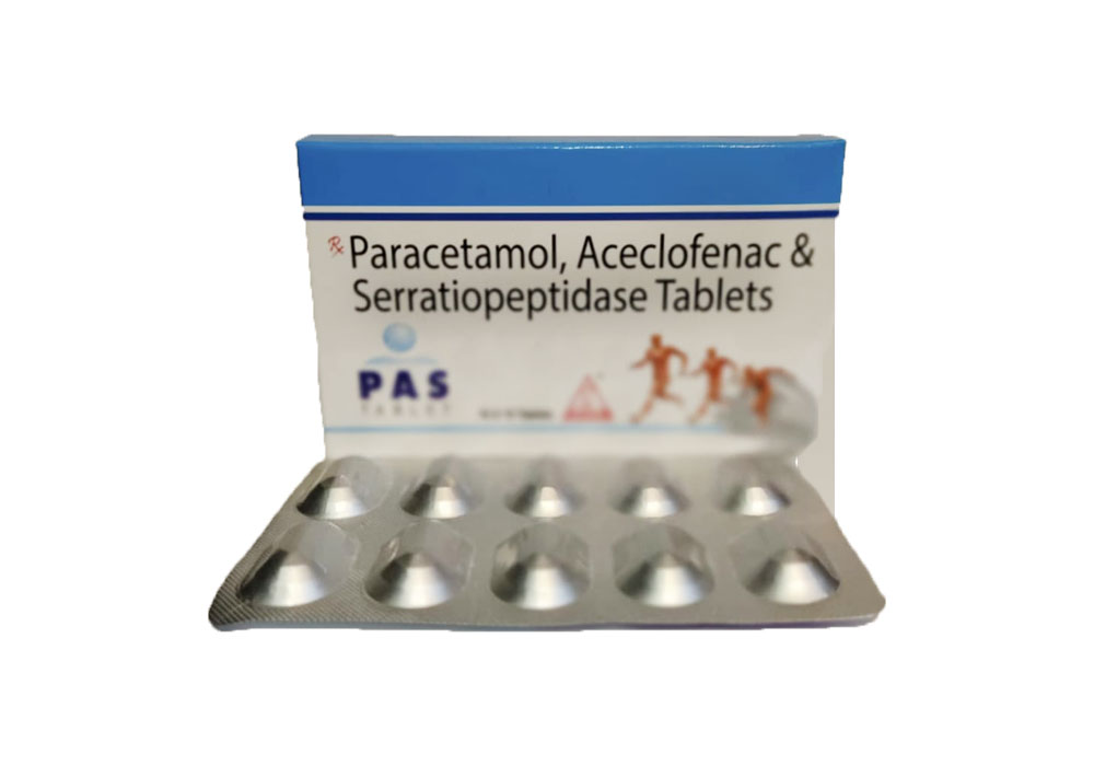 PAS-Tab.-(Paracetamol,-Aceclofenac-&-Serratiopeptidase)